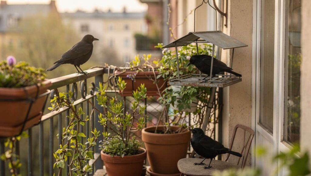 Merels op je balkon in maart — hoe je ze helpt zonder andere vogels te schaden