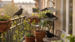 Merels op je balkon in maart — hoe je ze helpt zonder andere vogels te schaden