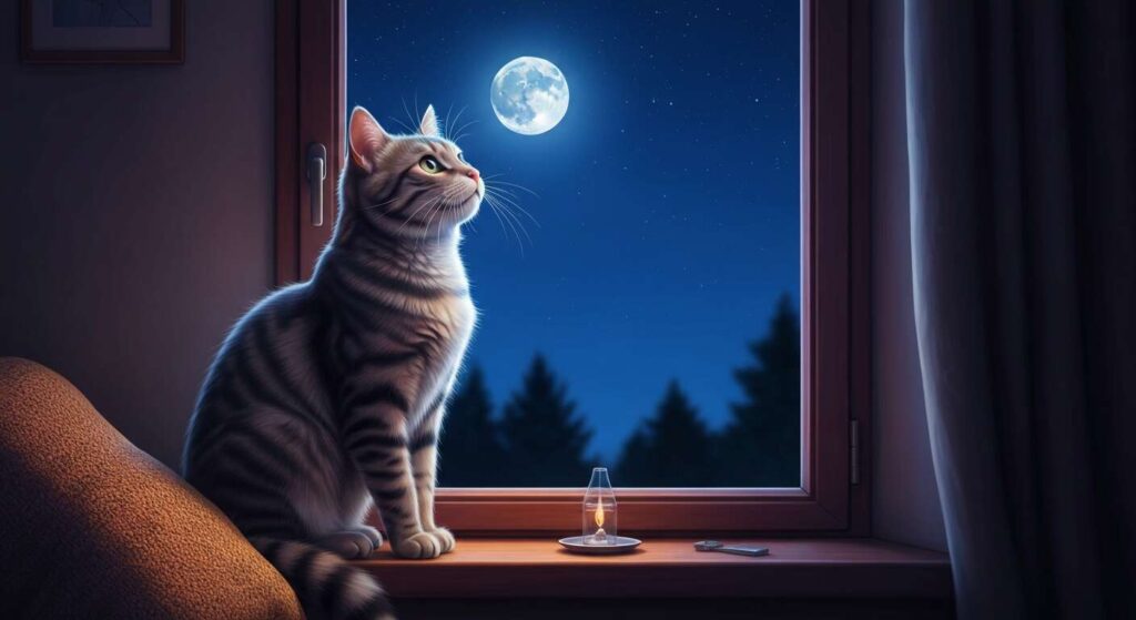 Waarom sommige katten 's nachts mauwen: de oorzaak is niet altijd honger