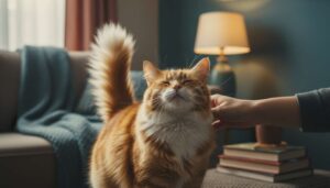 Kat tilt zijn staart op als je hem aait — dit signaal begrijpen de meeste baasjes verkeerd