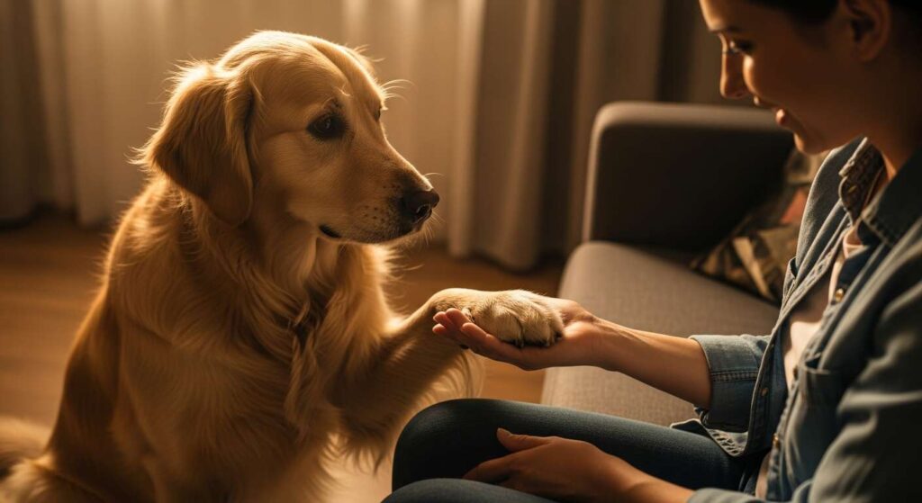 Jouw hond geeft je zijn poot, maar het is geen spelletje — trainers leggen het échte motief uit