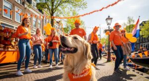 Koningsdag met je hond: 7 tips van dierengedragsexperts om stress te voorkomen